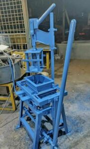 Manual hand Press Block Making Machine
